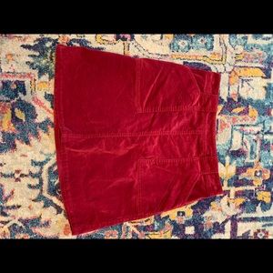 Masion Jules velveteen skirt